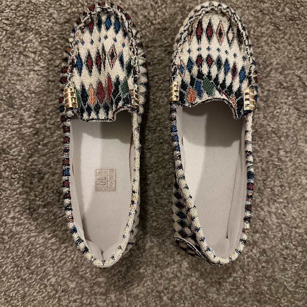 Colorful Patterned Loafers